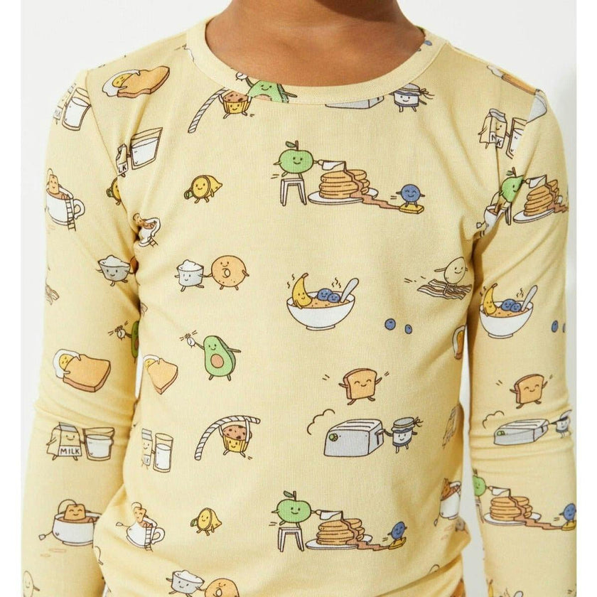 Love You Brunches Bamboo Kids Pajamas