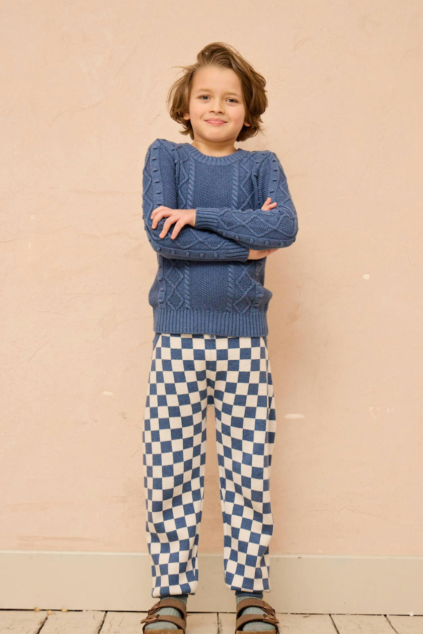 Cable Popcorn Jumper | Bluestone