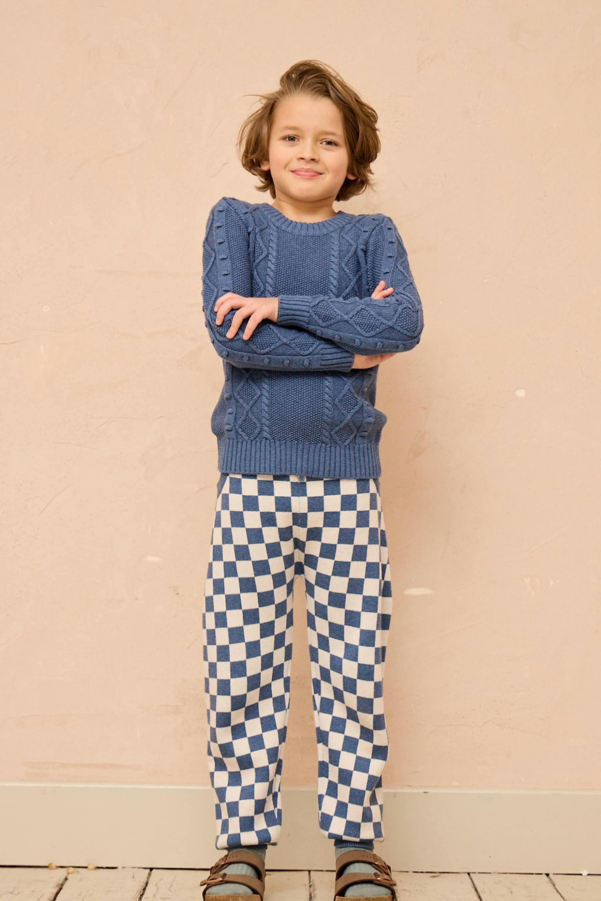 Cable Popcorn Jumper | Bluestone