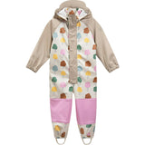 Tree Print Rain Coverall Jumpsuit