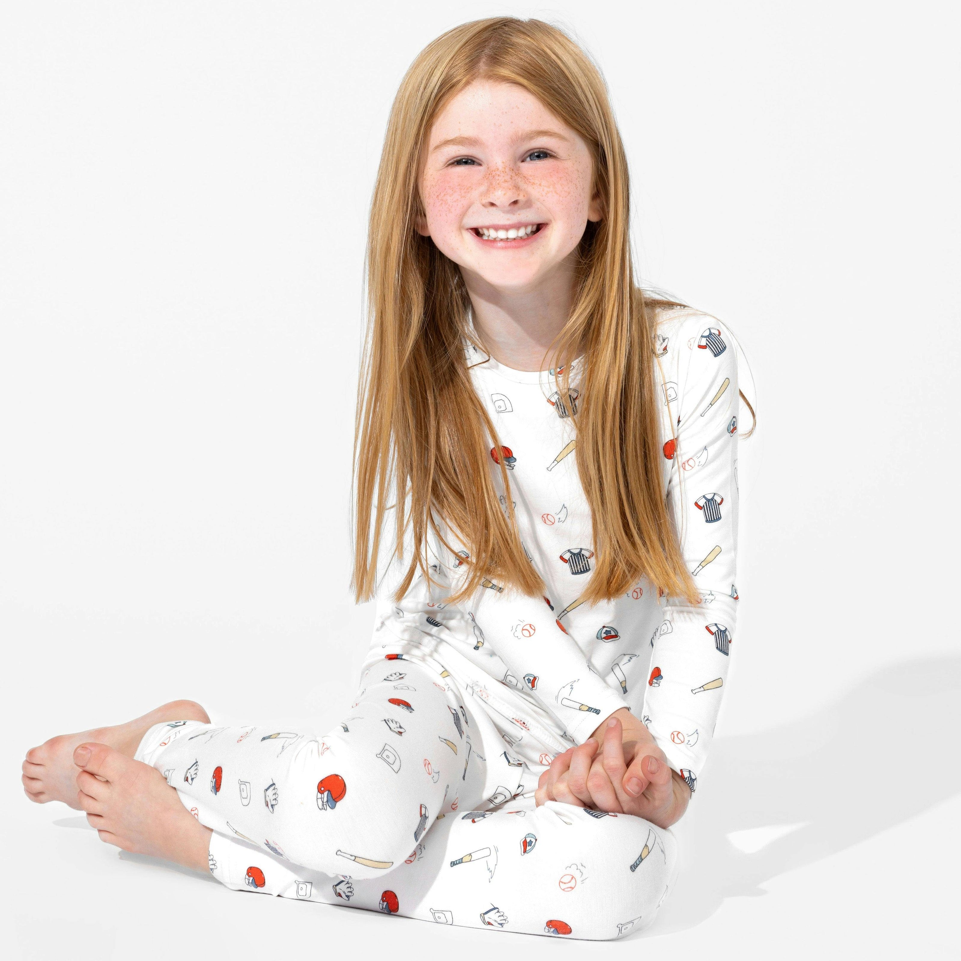 Baseball Bamboo Kids Pajamas