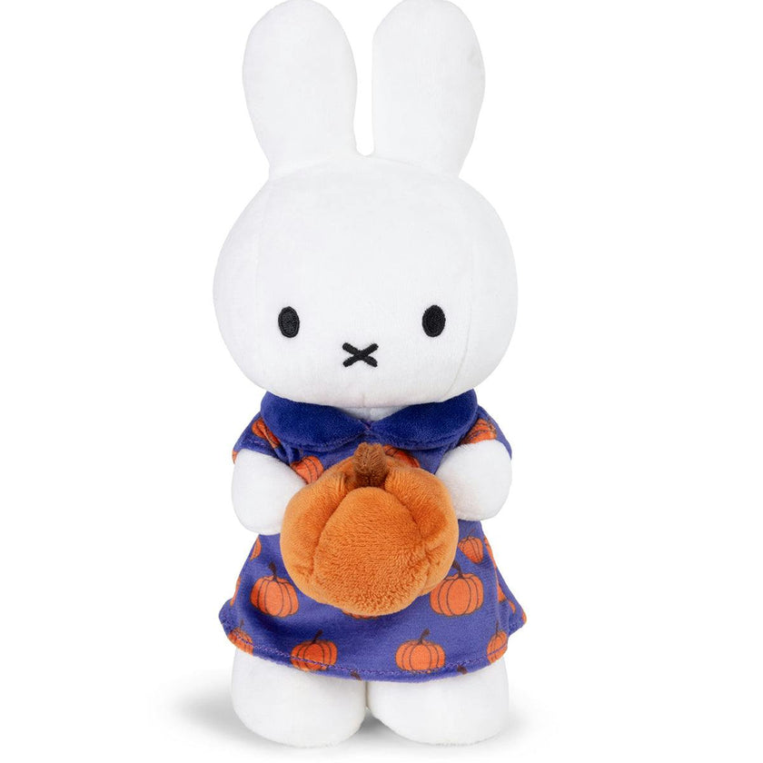 Plush MIFFY STANDING PUMPKIN DRESS Orange 9.5"