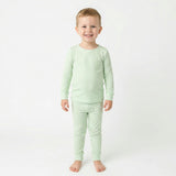 Pistachio Gingham Bamboo Toddler Pajama Set