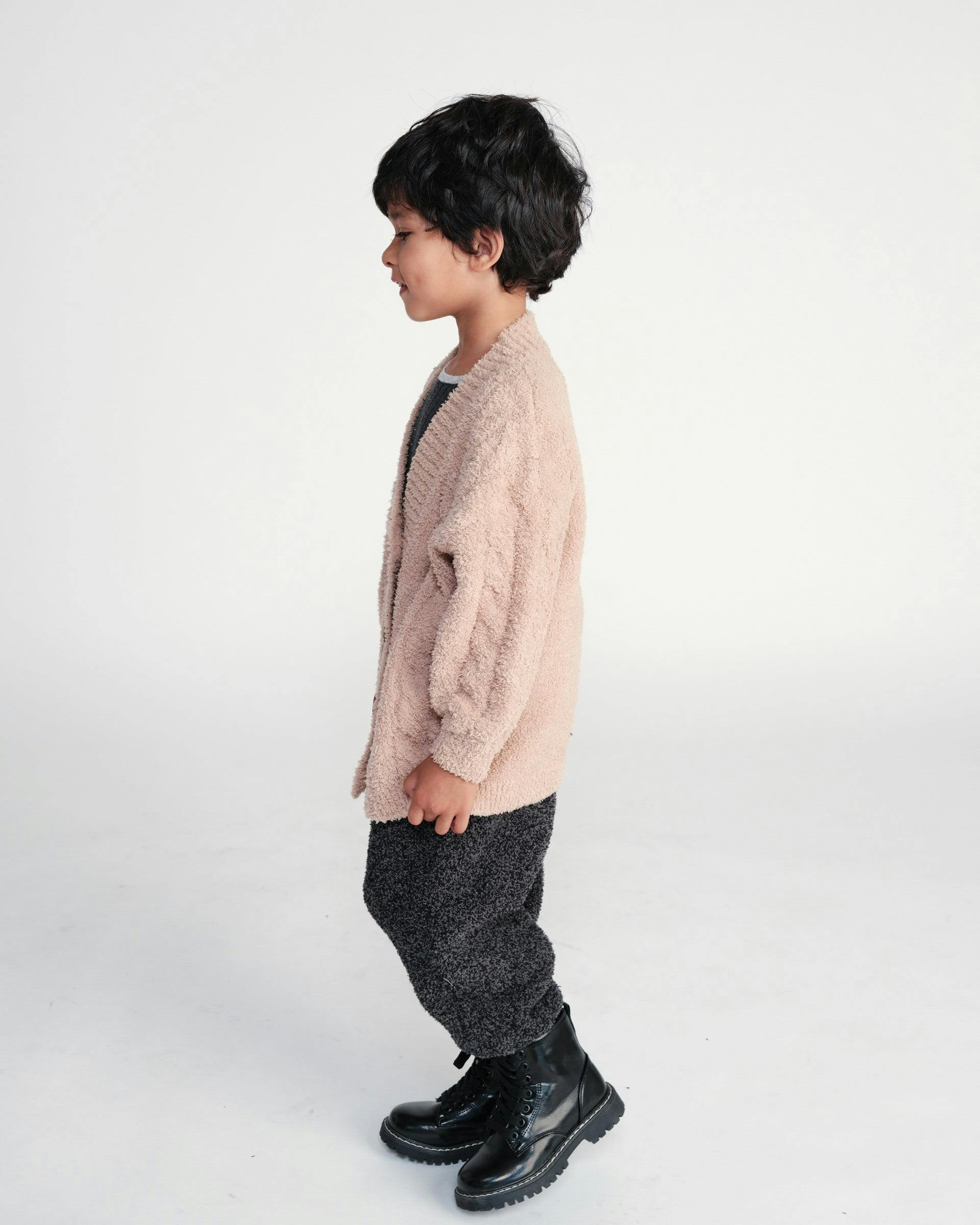 Cable Cardigan - Fuzzy