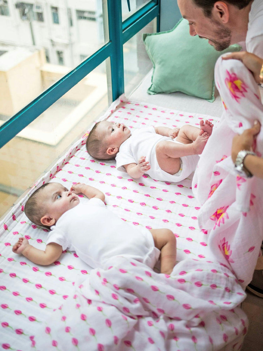 Organic Muslin Swaddle Gift Set