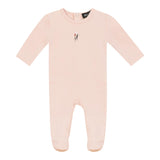 Scooter Tulip Print Snap Front Cotton Romper