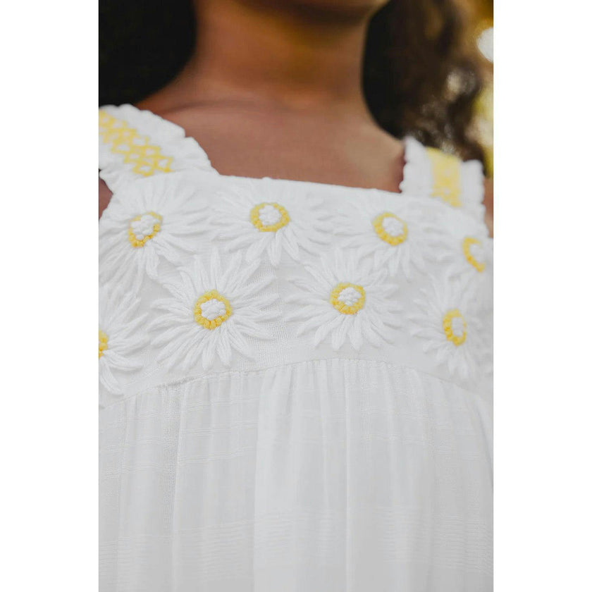 TARTINE ET CHOCOLAT Sunshine Day Embroidered Dress