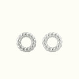 Rope Chunky Huggie Hoop Charms