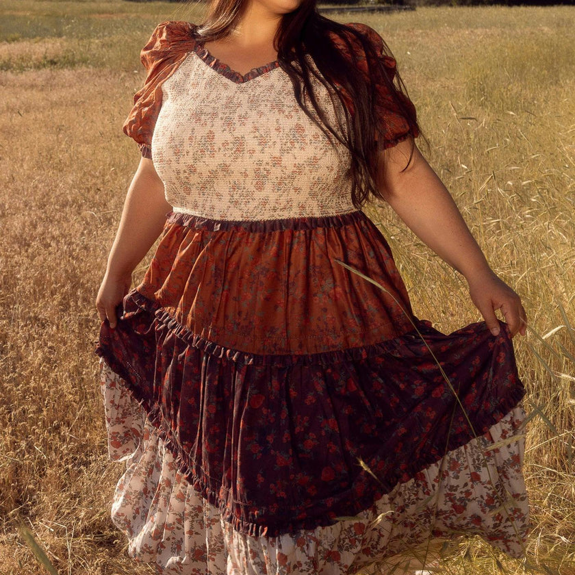 Emily Dress in Fall Floral