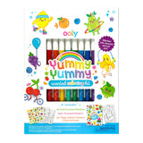 Yummy Yummy Scented Coloring Kit - Markers Stickers Coloring Book