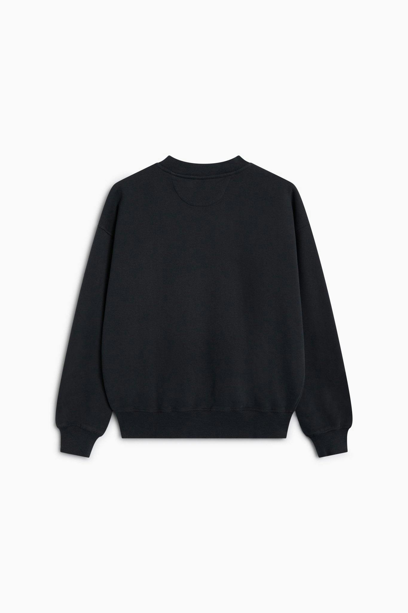 TNS Logo Rib Collar Woman Sweatshirt Moonless Night