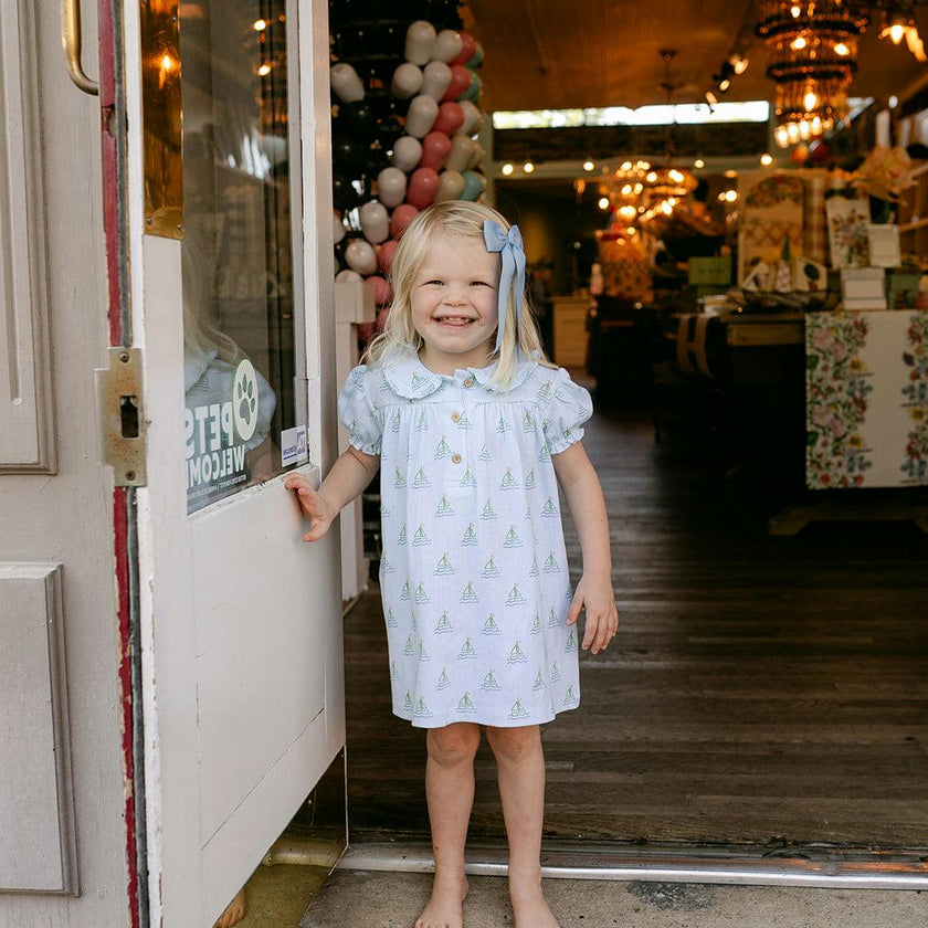 Libby Dress - Summer Sailboat