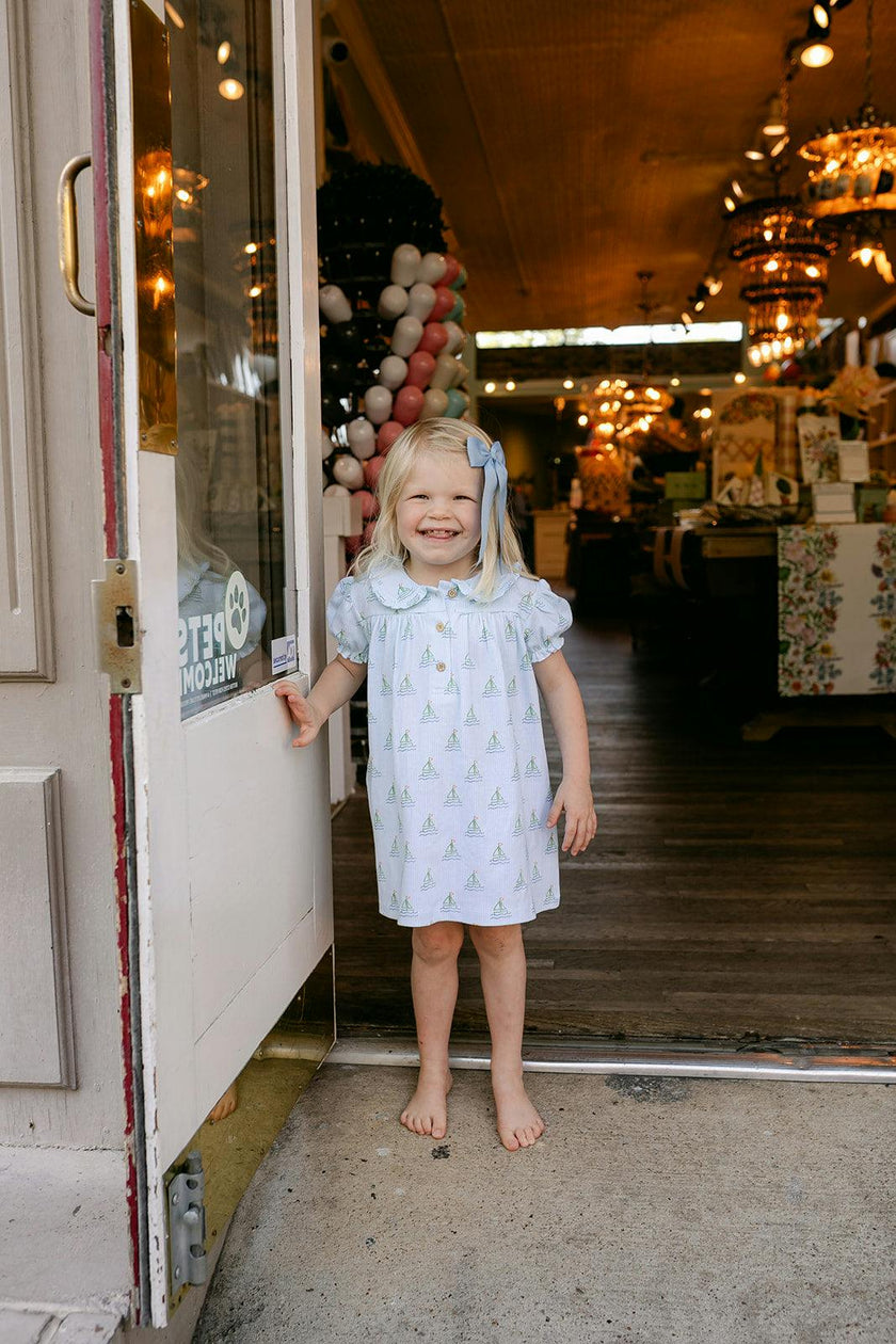 Libby Dress - Summer Sailboat