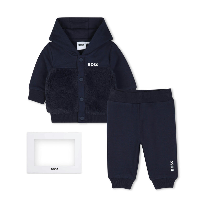 Navy Jacket & Pants Set