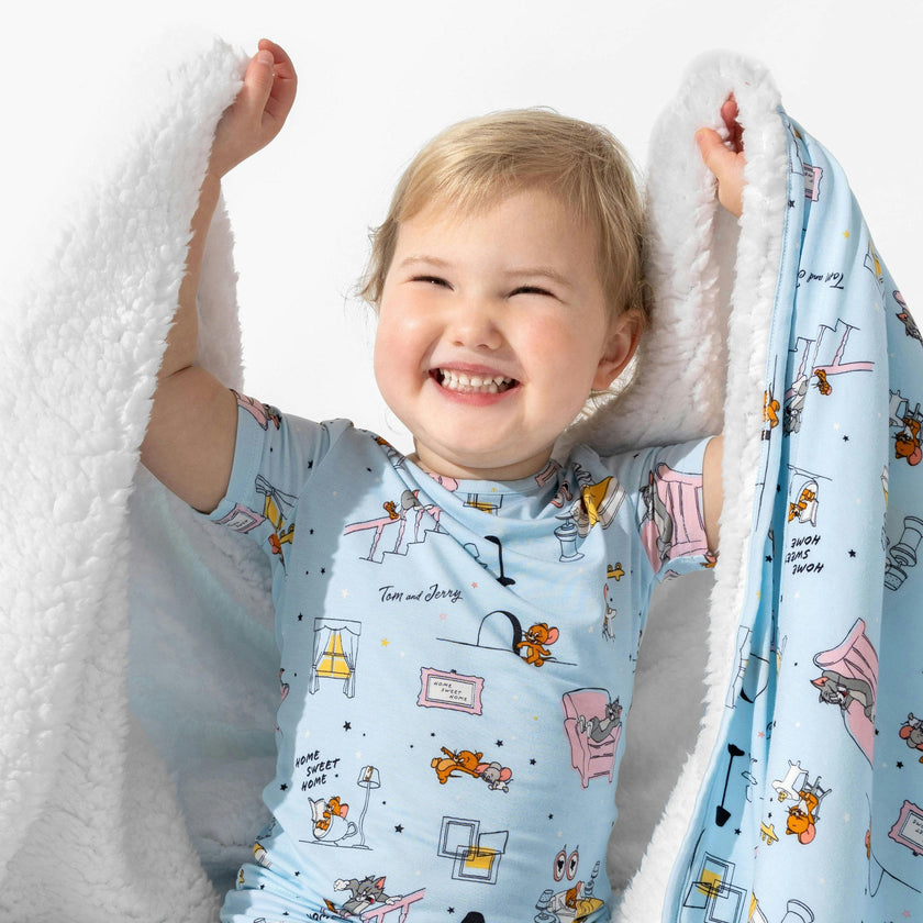 Tom & Jerry: Home Sweet Home Bamboo Kids Short Set