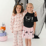 Bat And Ghost Trellis Halloween Sweatshirt