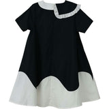 Lola dress (black/off-white)