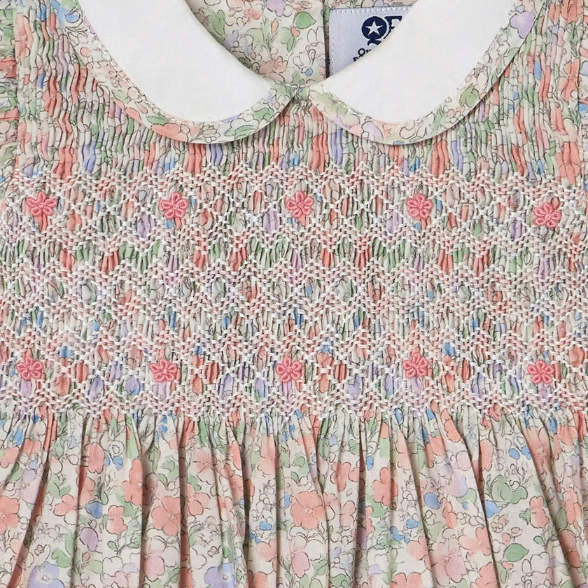 Hand-Smocked Baby Dress - Flora