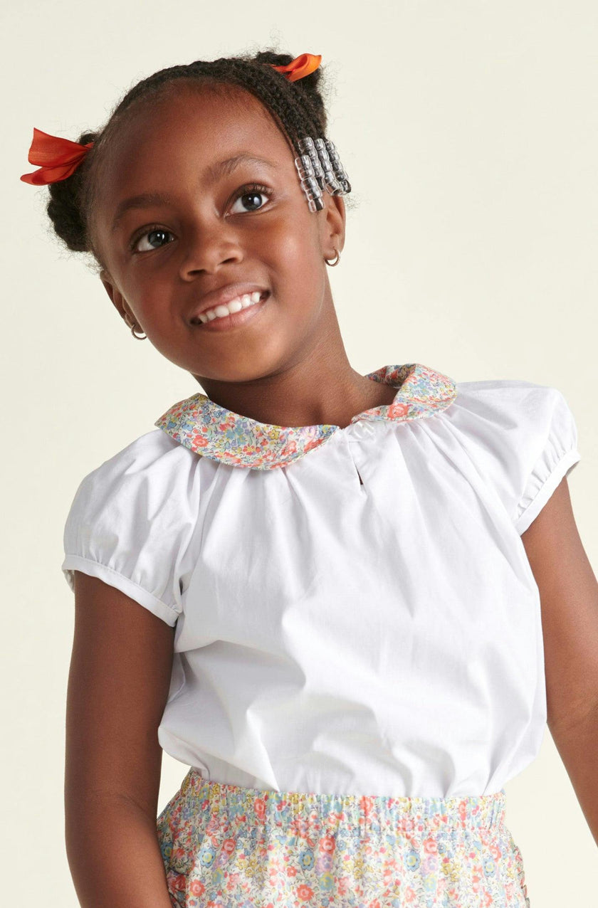Made With Liberty Fabric Girls Blouse Sally