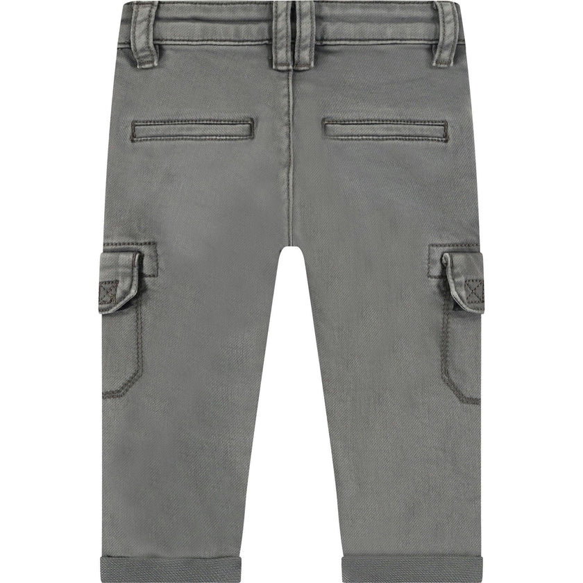 Cargo Style Pocket Jeans