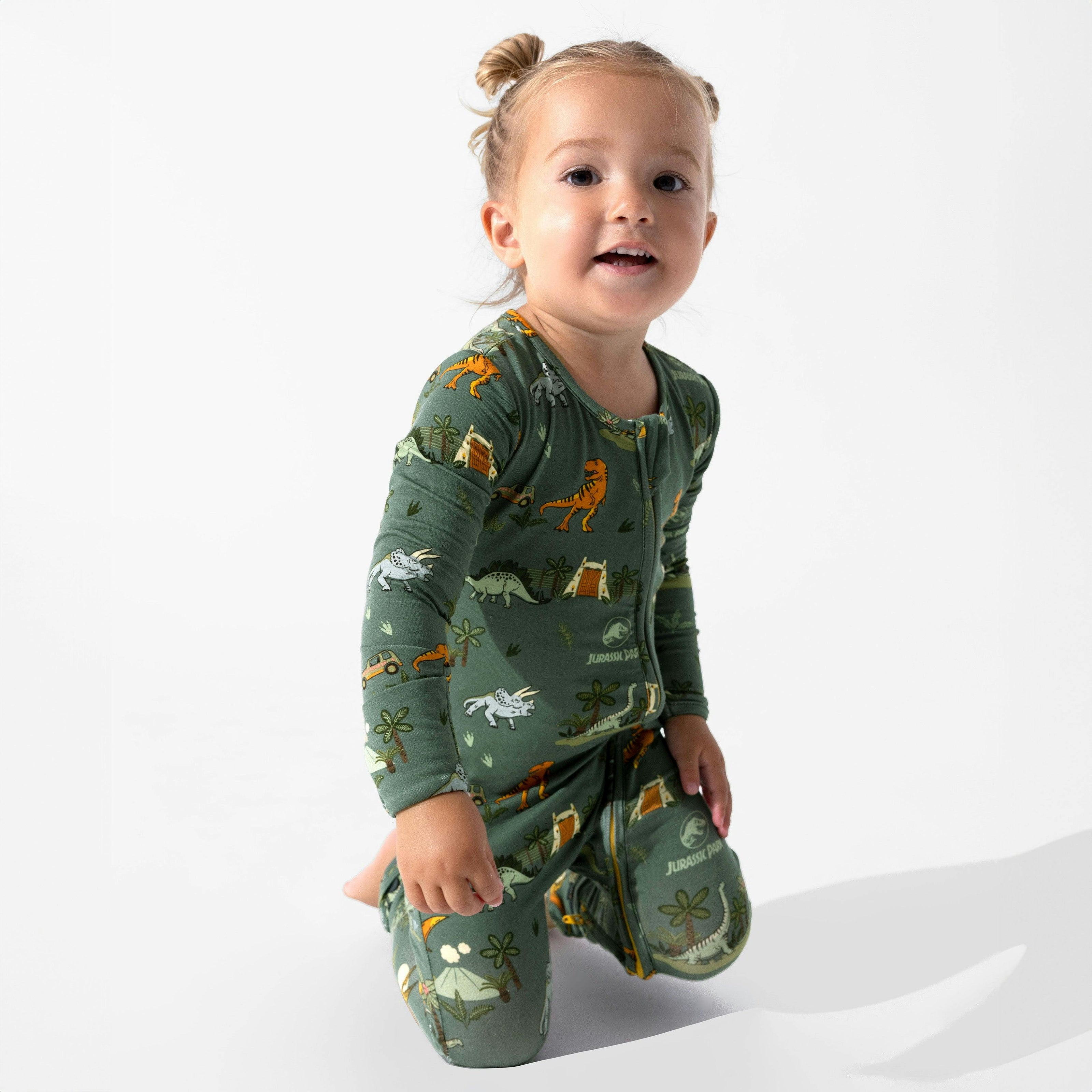 Jurassic Park: Safari Bamboo Convertible Footie