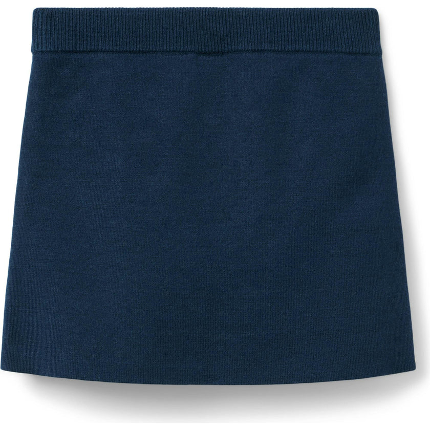 Crochet Trim Sweater Skirt