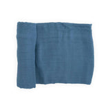 Deluxe Muslin Swaddle Blanket - Blue Dusk
