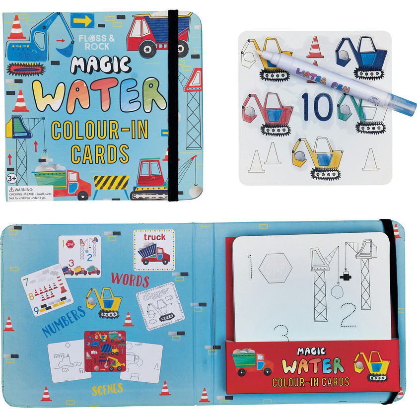 Magic Color Changing Water Cards - Construction