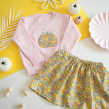 Liberty of London Childrens Elasticated Skirt, Michelle Yellow