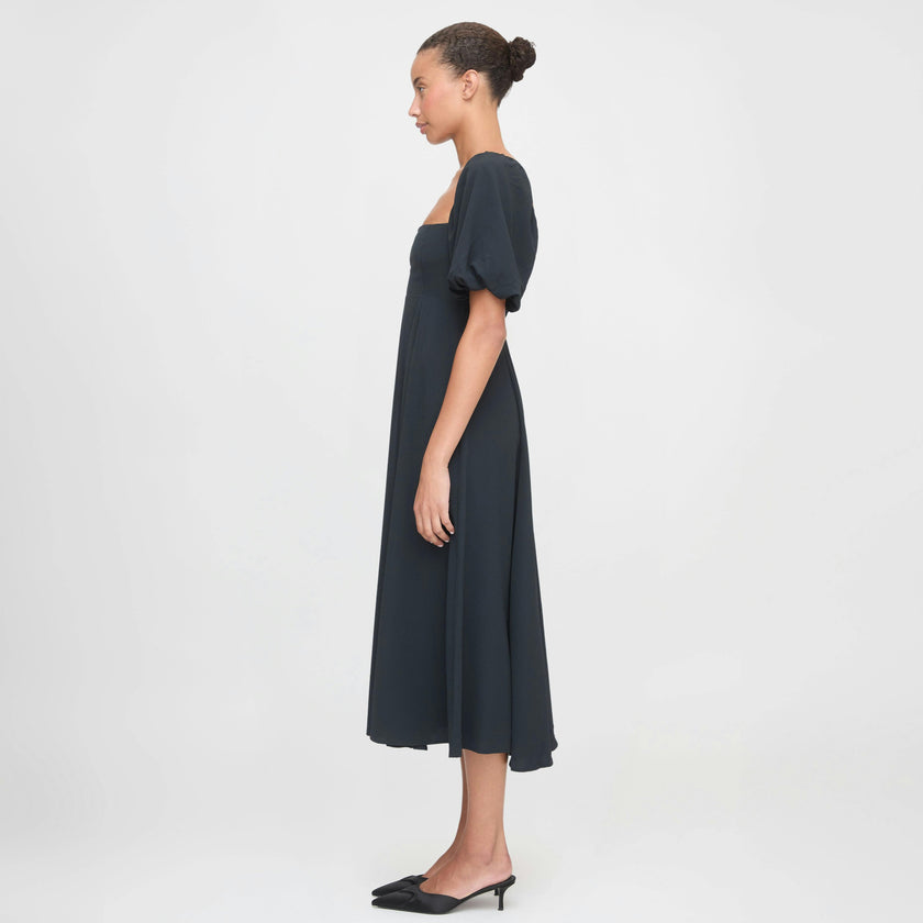 The Matilda Dress - Black Crepe