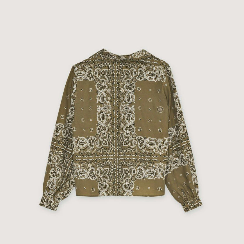 Waterlily Woman Shirt Bandana Print