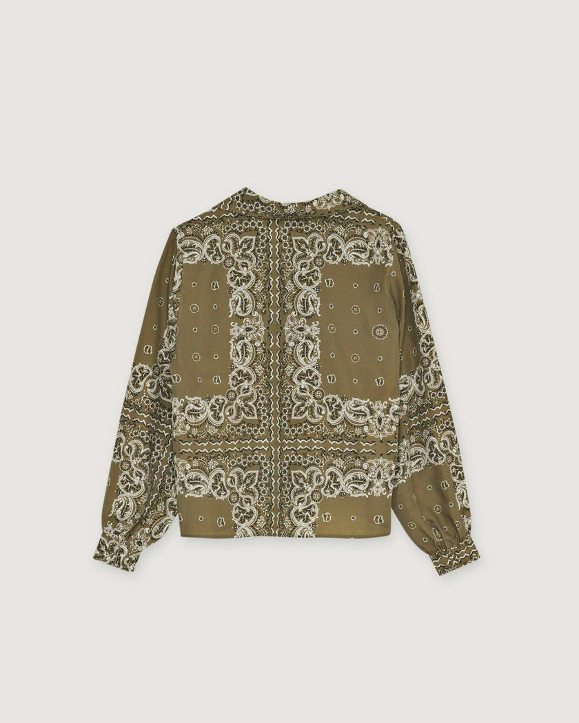 Waterlily Woman Shirt Bandana Print