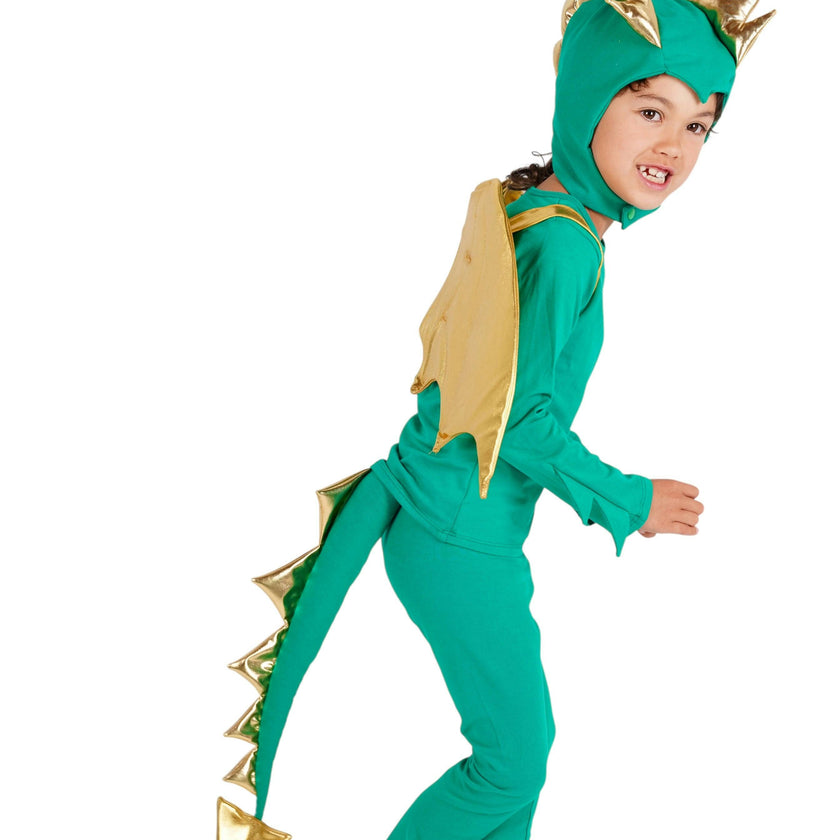 Emerald Sky Dragon Pajama Costume
