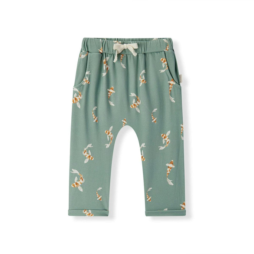 Swimming Koi Cotton Stretch Jogger Pants