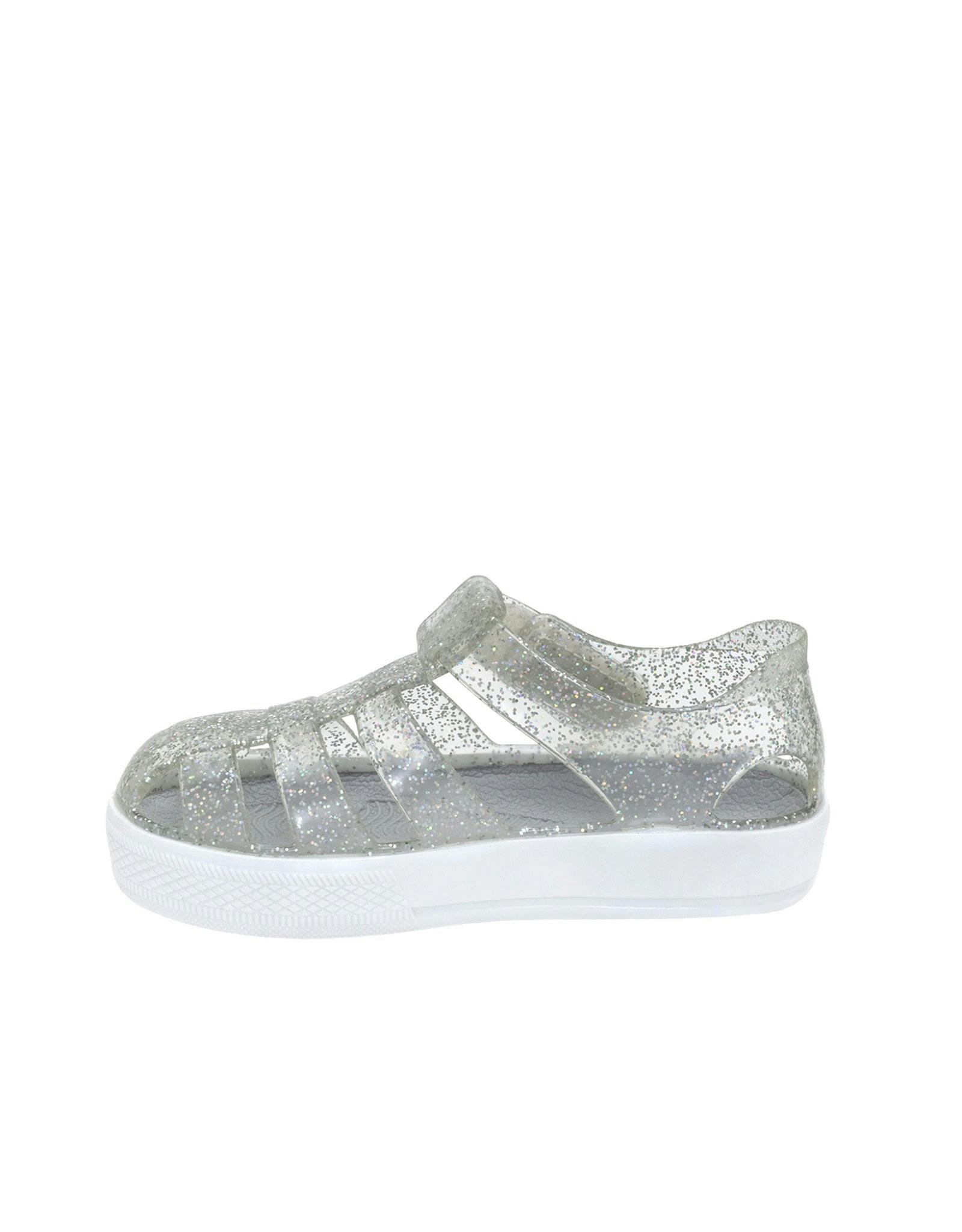Elite Glitz Jelly Shoes in Silver