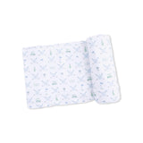 Golf Trellis Blue - Swaddle Blanket