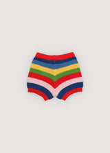 Canela Short Tulip Red Multicolor Stripes