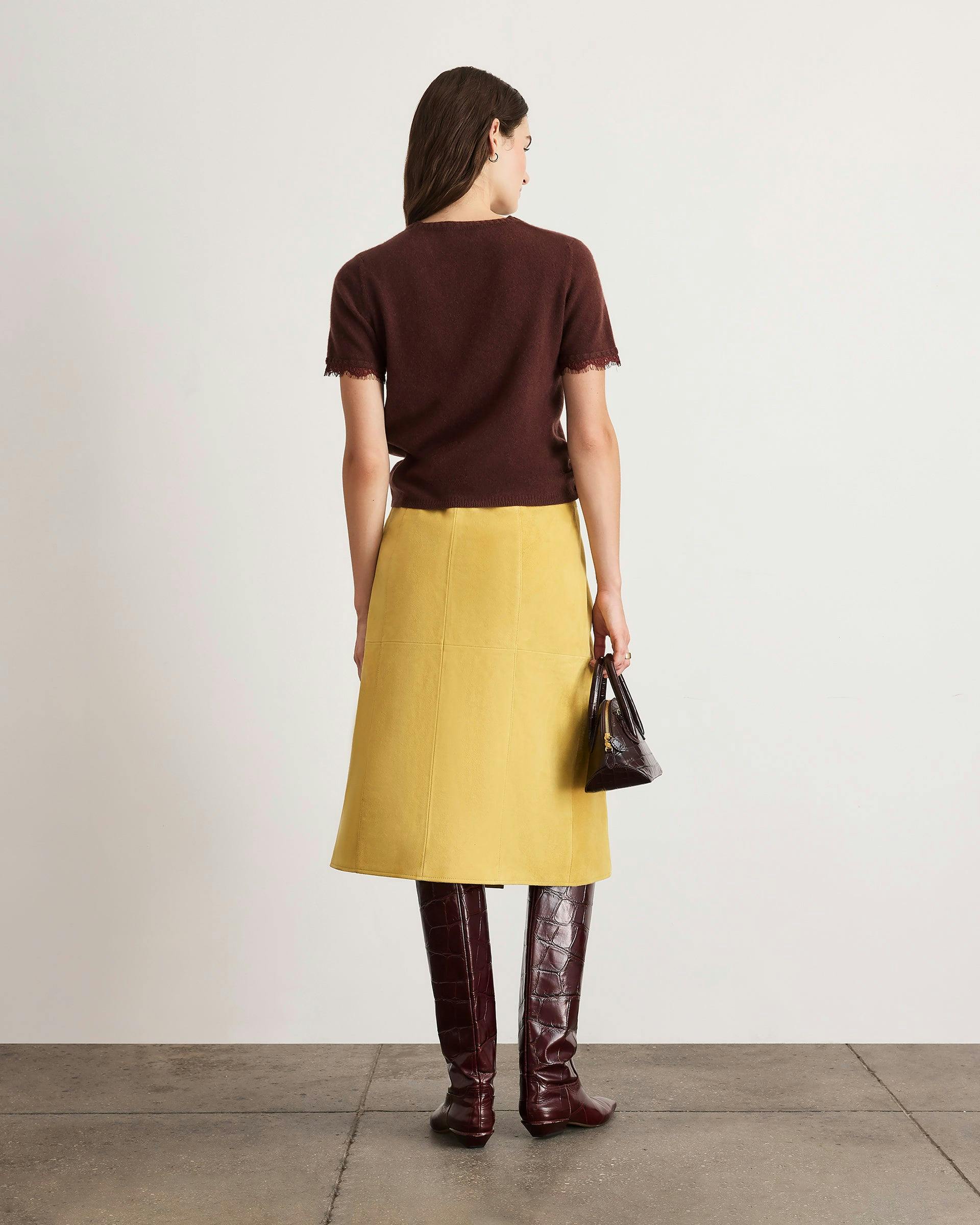 Dailey Cashmere Top with Lace