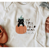 graphic bodysuit | my first halloween cat