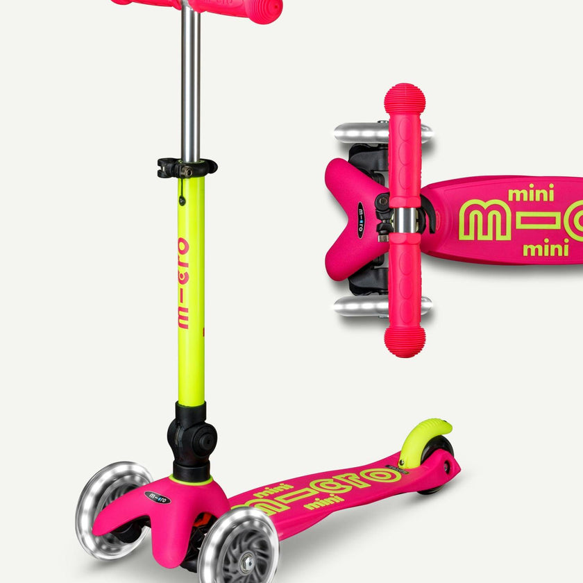 Micro Mini Foldable LED Scooter