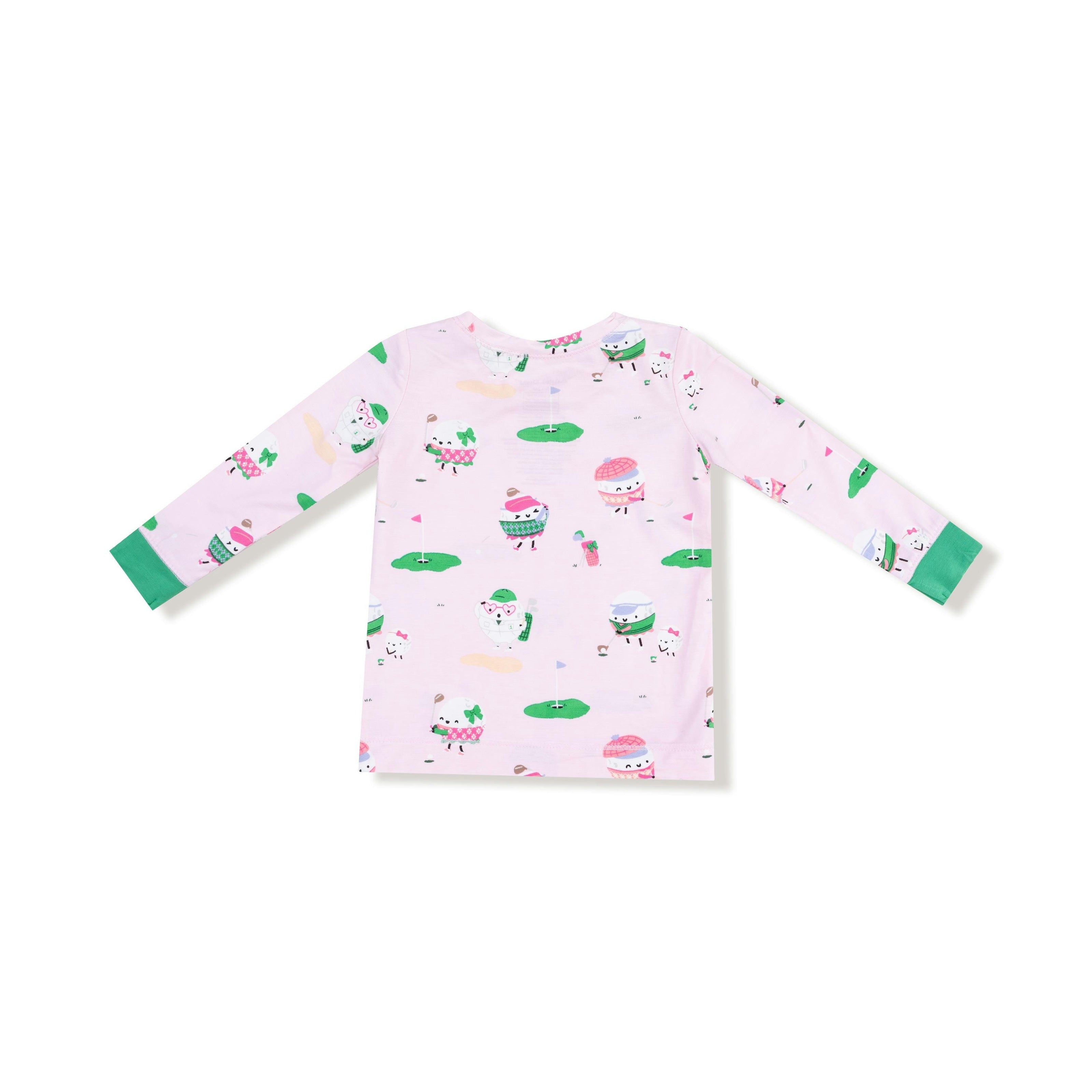 Golf Pros - Pink - Long Sleeve Loungewear Set