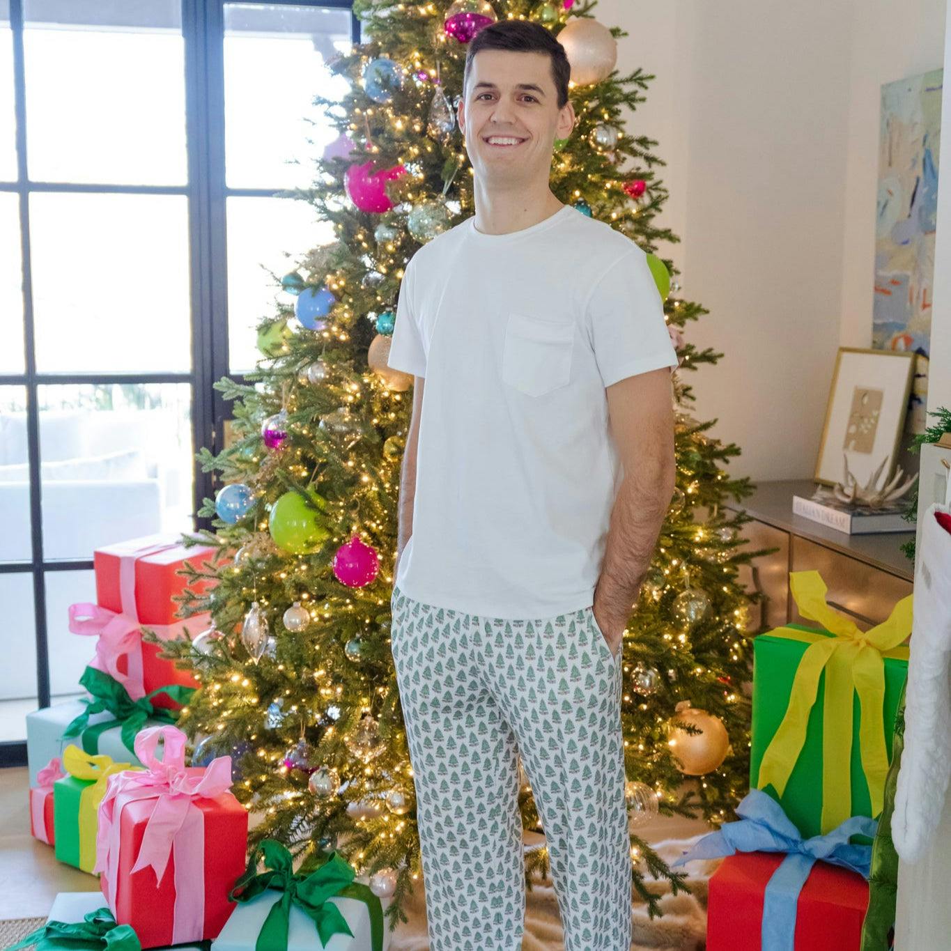 Brent Men's Hangout Pant - Under the Christmas Tree