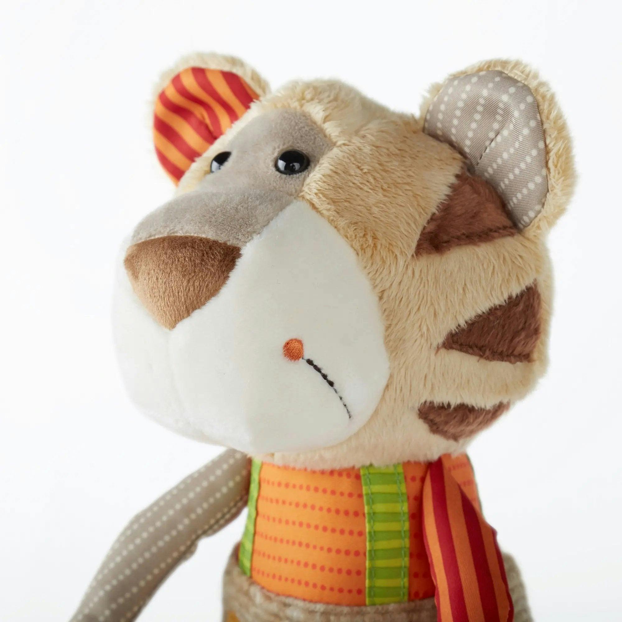 Patchwork Tiger Plush Toy