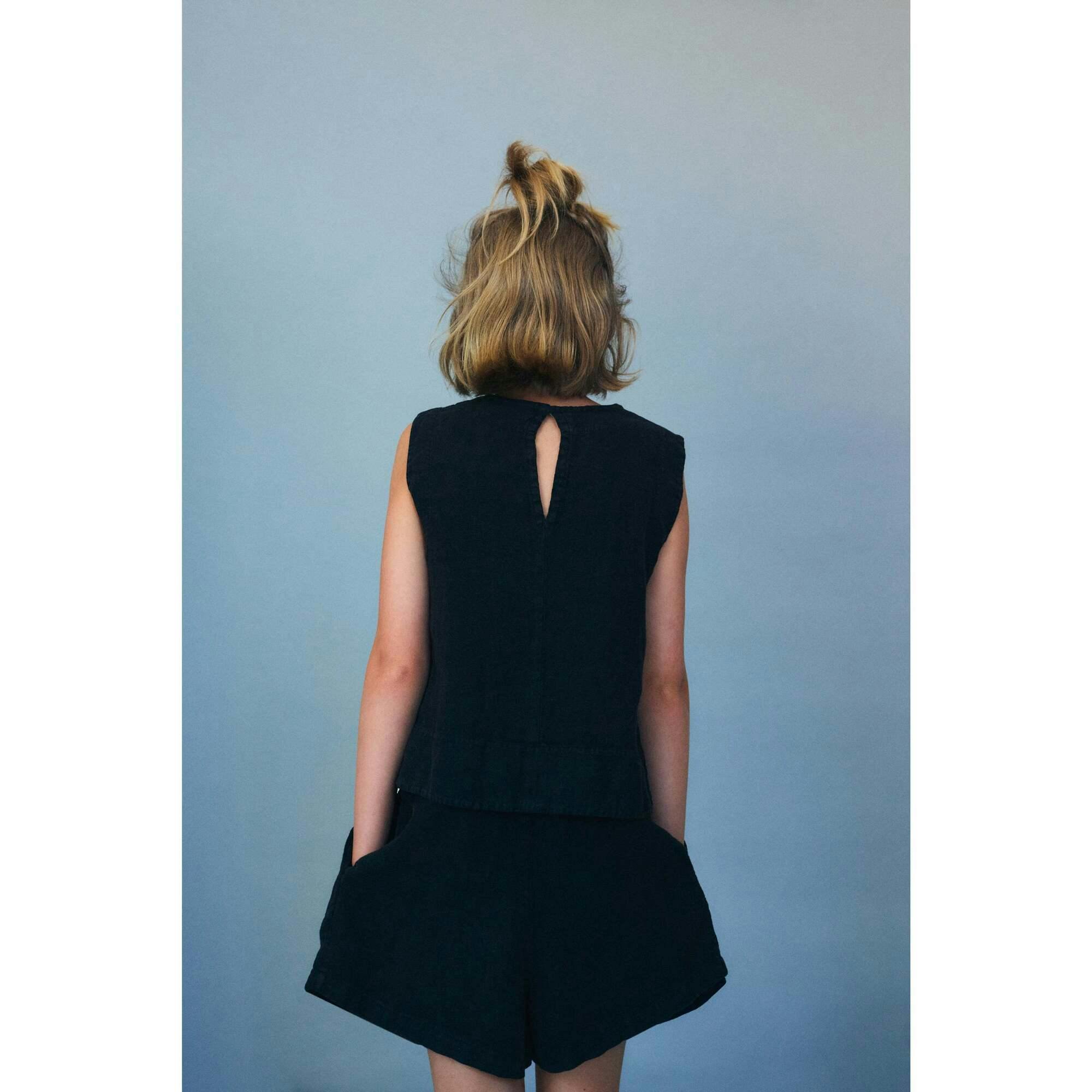 Melissa Teen Short Midnight Black