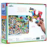 Giant Puzzle: Friendly Town - 36 Piece