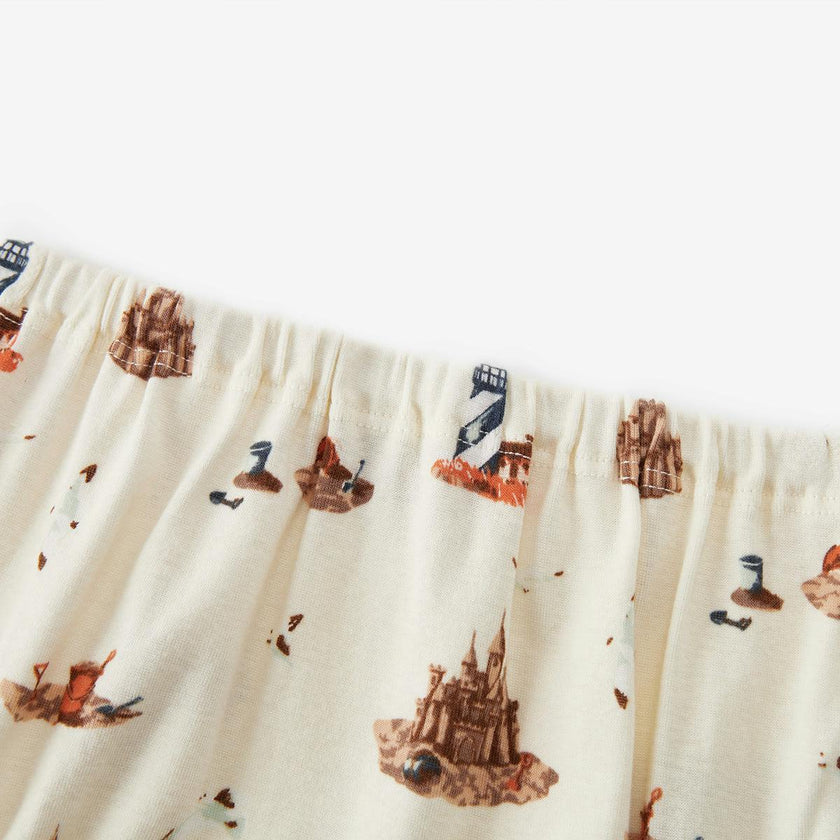 Sandcastle Organic Cotton Dress & Bloomer Set