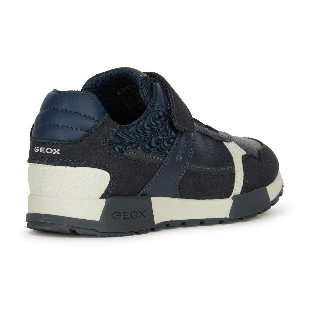 Navy Gray Alfier Low Cut Shoes