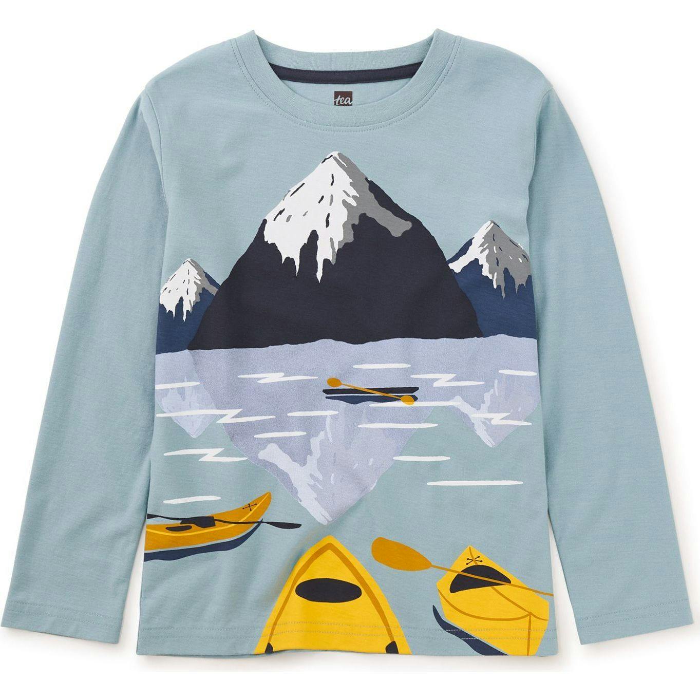 Arctic Kayak Graphic Tee, Blue