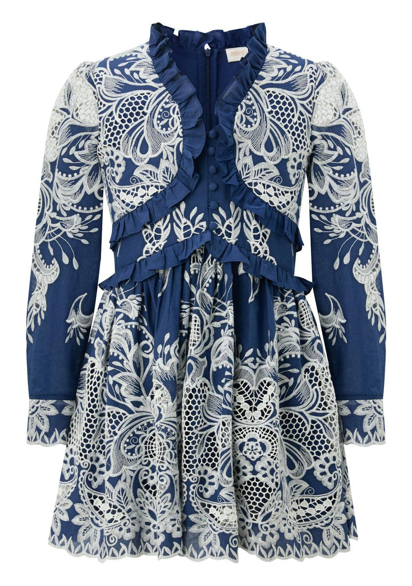 Maia Embroidery Mini Dress