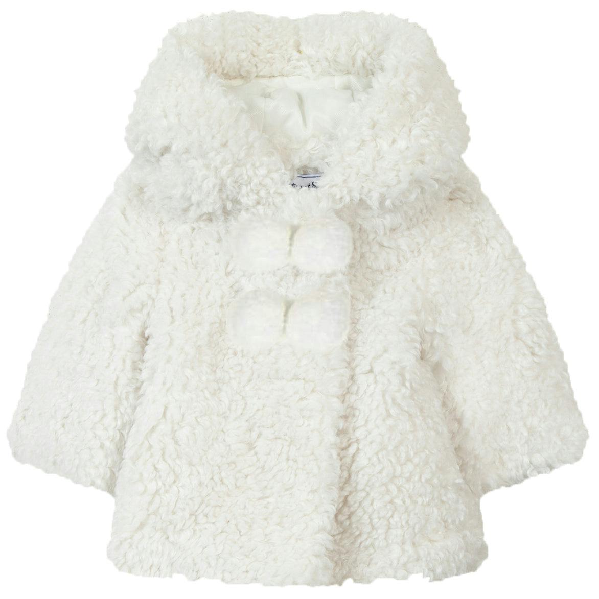 Baby Faux Fur Hooded Coat